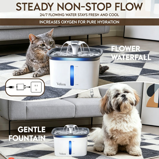 95oz/2.8L Pet Fountain