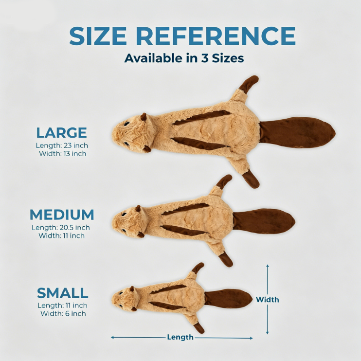 Squeaky Dog Toys with Soft Durable Fabric for Small