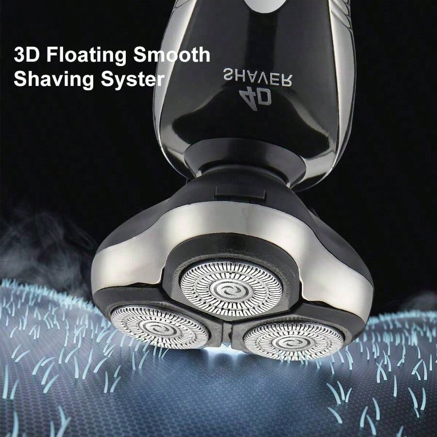 Rotary Electric Shaver | USB Rechargeable Multi-Functional Beard & Nose Hair Trimmer for Men