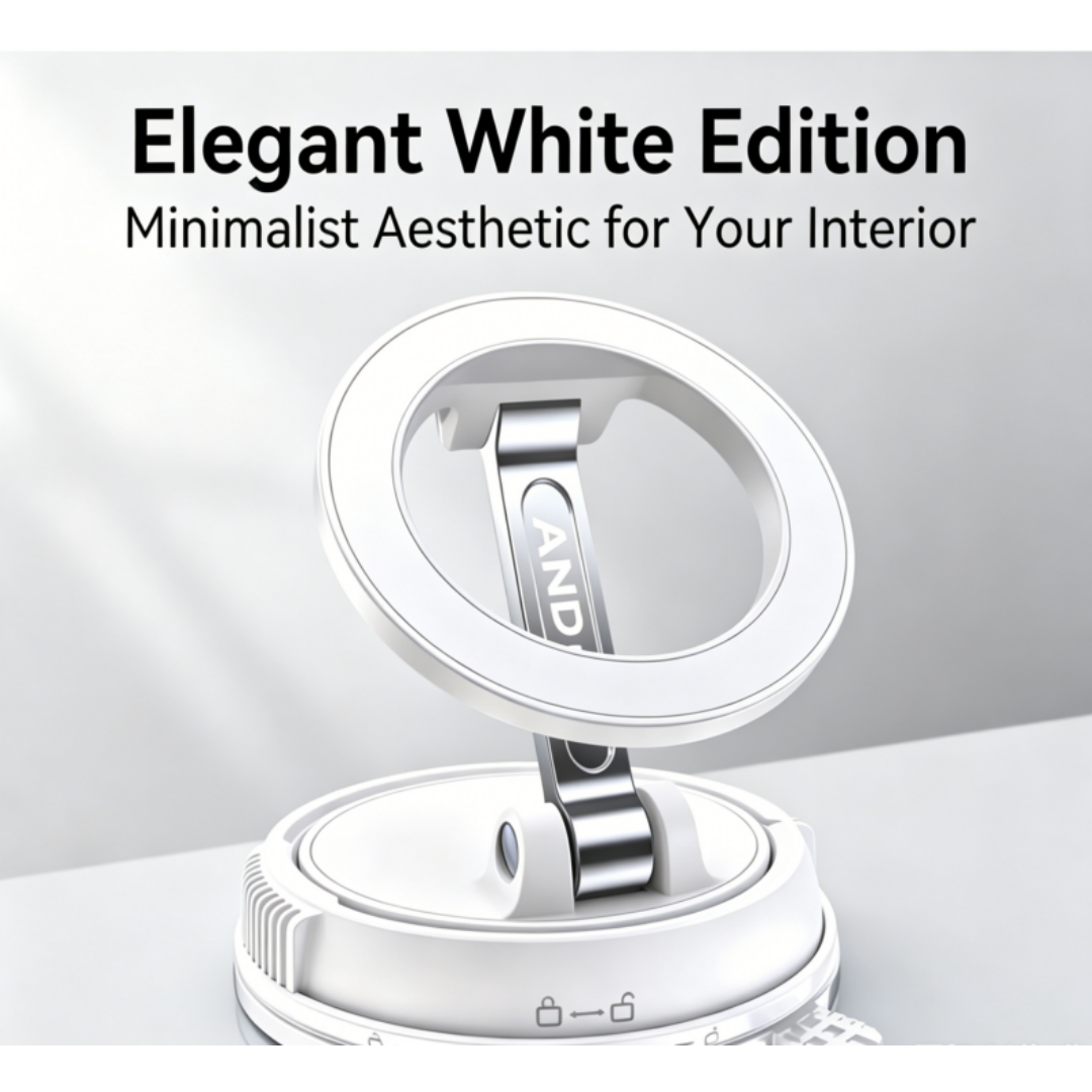 ANDERY MagSafe-Dedicated Car Phone Mount [Ultra-Strong Suction]