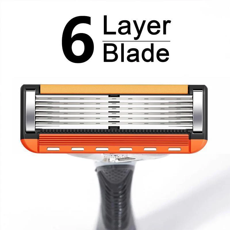 Men’s Razor Blade Cartridge Set, 48/24 Blades with Razor Handle