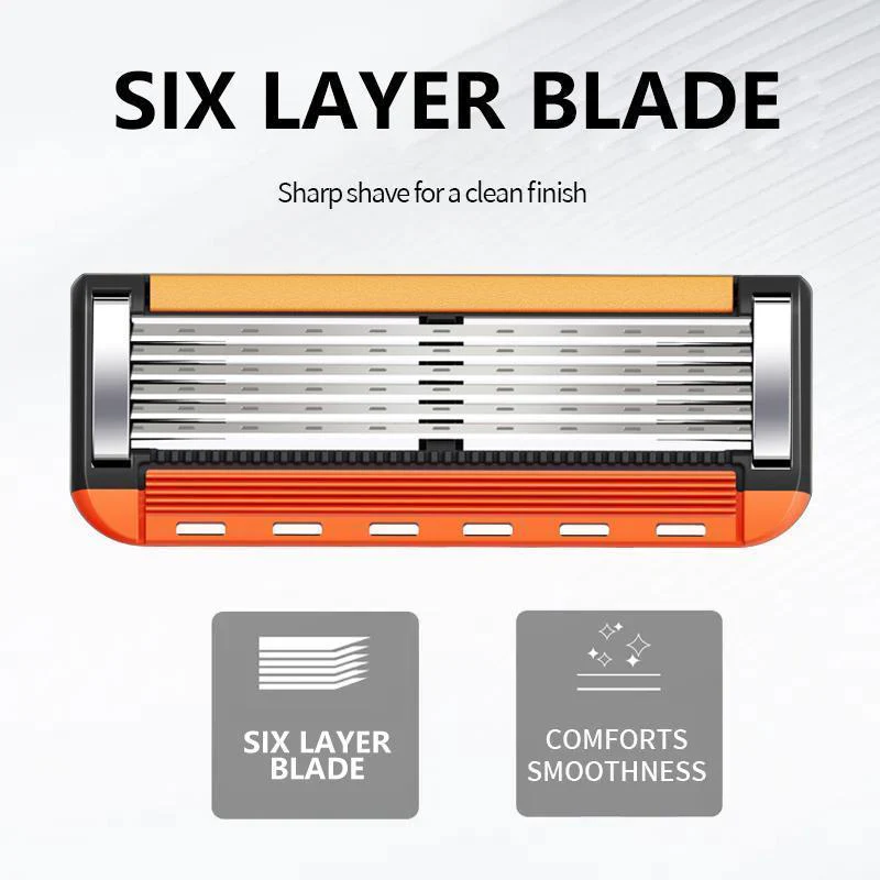 Men’s Razor Blade Cartridge Set, 48/24 Blades with Razor Handle