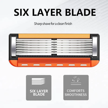 Men’s Razor Blade Cartridge Set, 48/24 Blades with Razor Handle