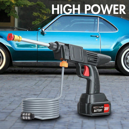 Battery‑Powered High Pressure Spray Gun, Cordless Portable Power Washer for Car, Yard & Outdoor Cleaning