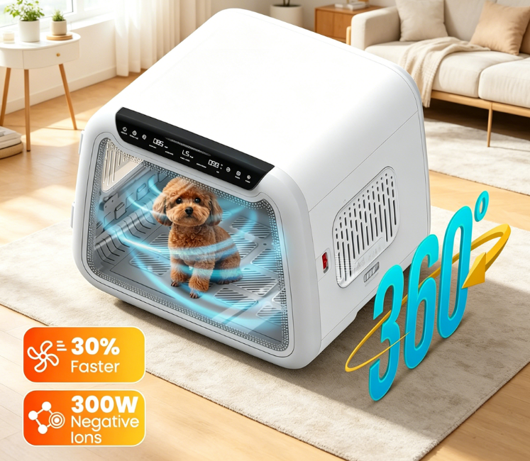 Pet Dryer Box for Dogs & Cats