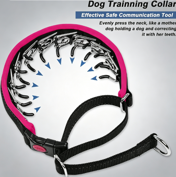 No Pull Dog Collar - Heavy Duty Nylon With Buckle