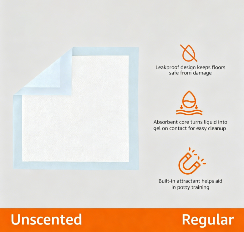 Leak-Proof Dog and Puppy Potty Training Pee Pads