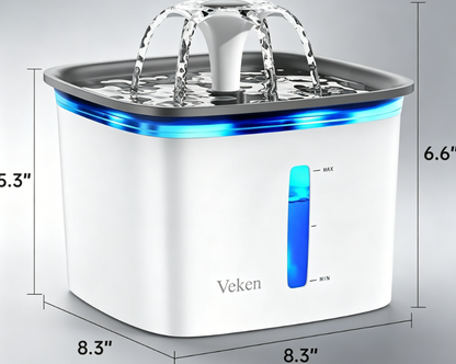 95oz/2.8L Pet Fountain
