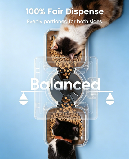 Automatic Cat Feeder for 2 Cats