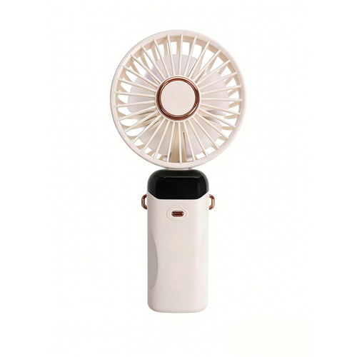2026 Upgrade Edition Fan | 1200mAh USB Charging, LED Digital Screen, 6 Speed Modes, 90° Adjustable Angle