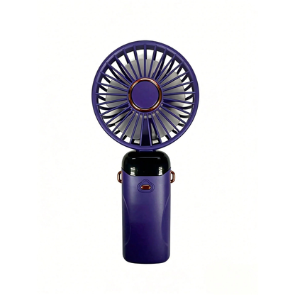 2026 Upgrade Edition Fan | 1200mAh USB Charging, LED Digital Screen, 6 Speed Modes, 90° Adjustable Angle