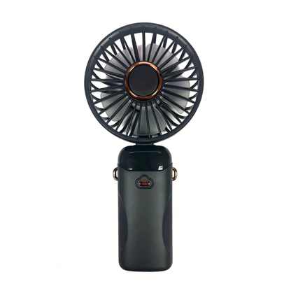 2026 Upgrade Edition Fan | 1200mAh USB Charging, LED Digital Screen, 6 Speed Modes, 90° Adjustable Angle