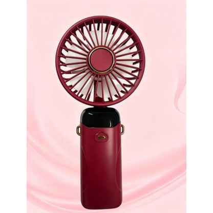 2026 Upgrade Edition Fan | 1200mAh USB Charging, LED Digital Screen, 6 Speed Modes, 90° Adjustable Angle