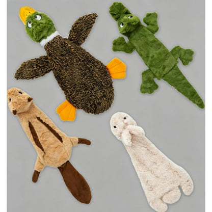Squeaky Dog Toys with Soft Durable Fabric for Small