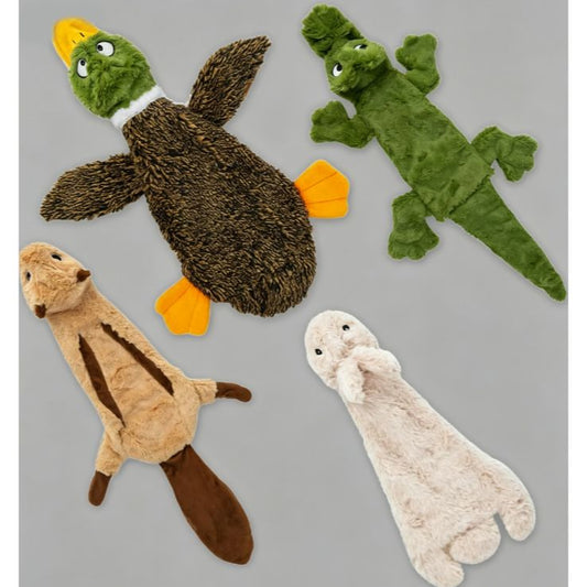 Squeaky Dog Toys with Soft Durable Fabric for Small